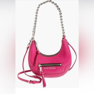 Marc Jacobs Fuchsia Leather Shoulder Bag